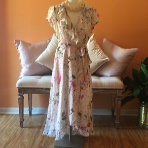 Polka Dot Floral Dress